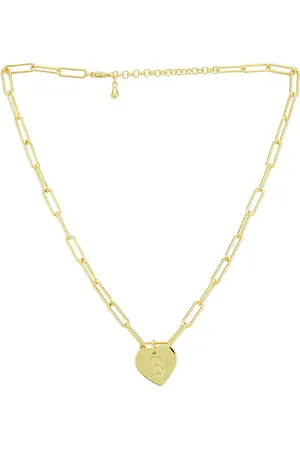 Luv AJ Mlb Red Sox Logo Heart Coin Necklace in .