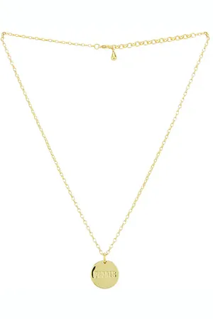 Luv AJ Mlb Padres Logo Round Coin Necklace in .