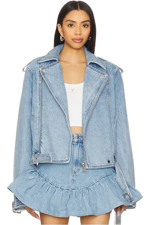 Retrofete Shay Denim Jacket in . Size M, S, XL, XXL.