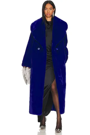 Adrienne Landau Faux Fur Coat in . Size S.