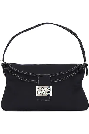 SIEDRES Fendi Denim Baguette Shoulder Bag in .