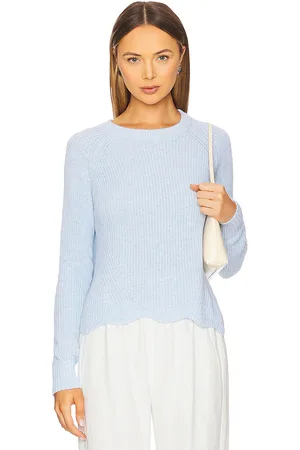 AUTUMN CASHMERE Scallop Shaker Sweatshirt in . Size S.