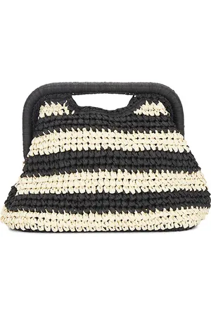btb Los Angeles Torino Clutch in Neutral,Black.