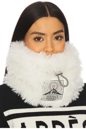 Perfect Moment Faux Shearling Face Scarf in .