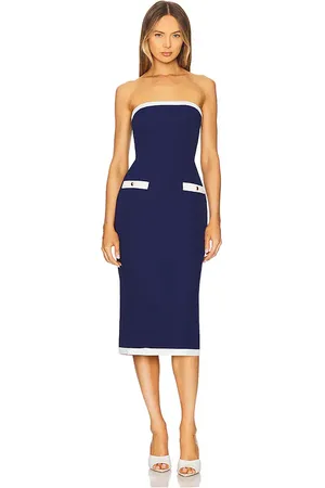 Amanda Uprichard Strapless Martini Midi in in . Size M, S, XL, XS.