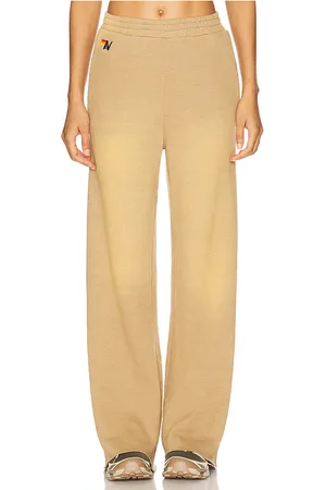 AVIATOR NATION Essential Wide Leg Pocket Sweatpant in . Size M, S, XL, XS.