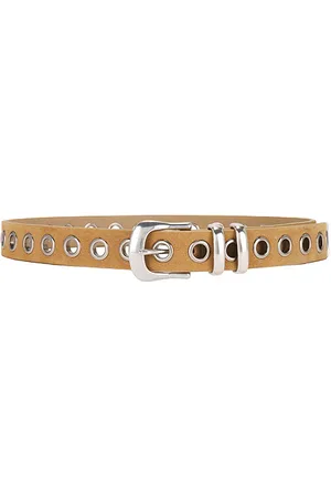 Understated Leather Eyelet Belt in . Size XS/S.