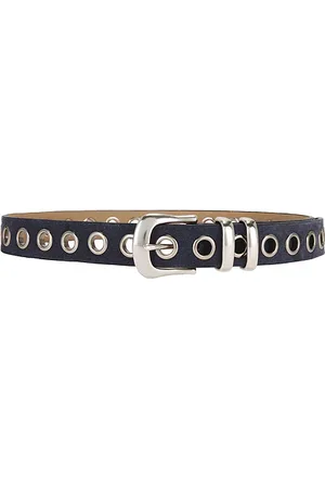 Understated Leather Eyelet Belt in . Size M.