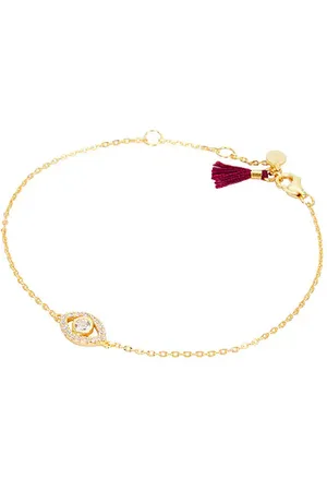 Shashi Evil Eye Pave Bracelet in .