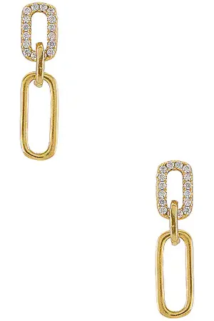 Shashi Justice Pave Earrings in .