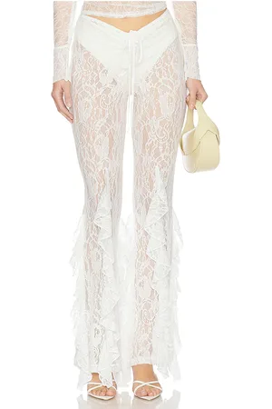 Leslie Amon Ruffle Pants in . Size M, S, XL, XS.