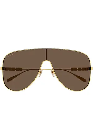 Gucci Lettering Mask Sunglasses in .
