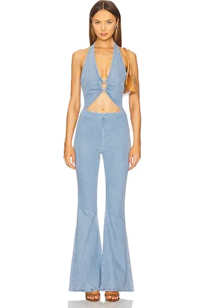 Retrofete Kairi Denim Jumpsuit in . Size S.