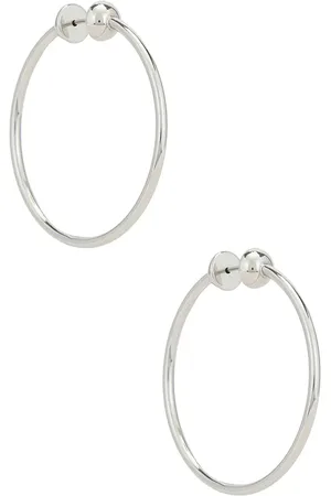 Jenny Icon Small Hoops in Silver in .