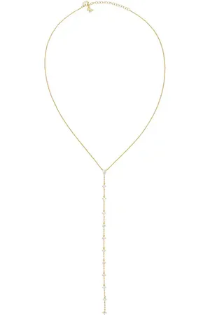 By Adina Eden Teardrop Drop Lariat Necklace in .