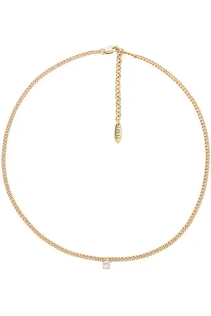 Luv AJ The Bianca Stud Charm Necklace in .