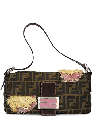 SIEDRES Fendi Zucca Mama Baguette Shoulder Bag in .