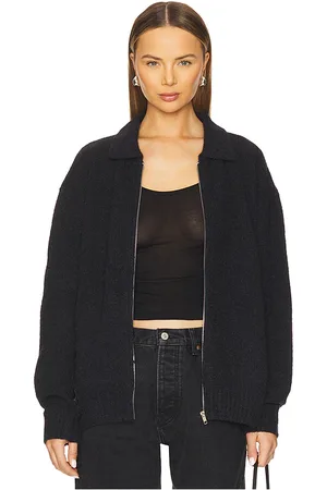 AYA MUSE Knit Zip Up Jacket With Collar in . Size S, XS, XXS.