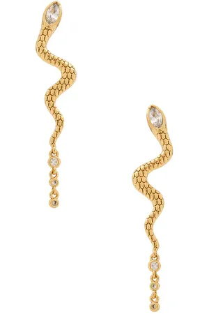 Ettika Serpent Slither Drop Earrings in .