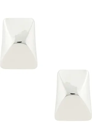 ANINE BING Curved Rectangle Stud in .