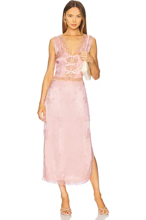 LPA Daphne Midi Dress in . Size L, XL.