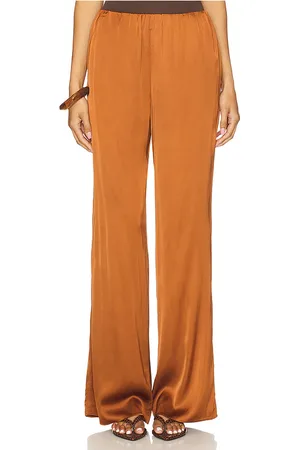 GOOD AMERICAN Satin Pull-on Pants in . Size M, S, XS, XXL/2X, XXXL/3X, XXXXL/4X.