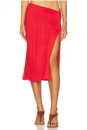 Jade Cropper Side Slit Midi Skirt in . Size 38, 40.