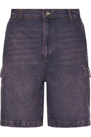 FLÂNEUR Denim Cargo Shorts in . Size M, S, XL/1X.