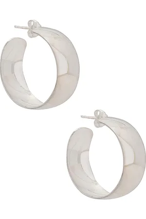 LOREN STEWART XL Dome Hoop Earrings in .