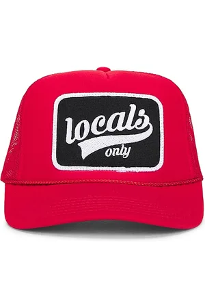Friday Feelin Locals Only Script Trucker Hat in .