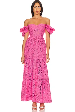 LINE & DOT Young Love Midi Dress in . Size XL.