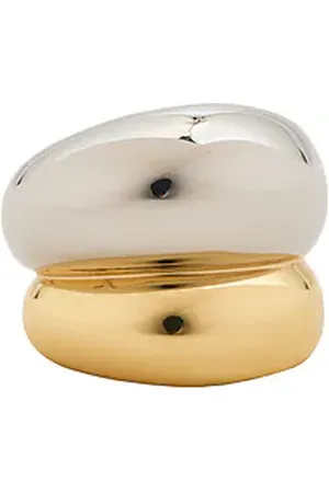 Jennifer Fisher Chavez Ring in Metallic Gold,Metallic Silver. Size 6, 8.