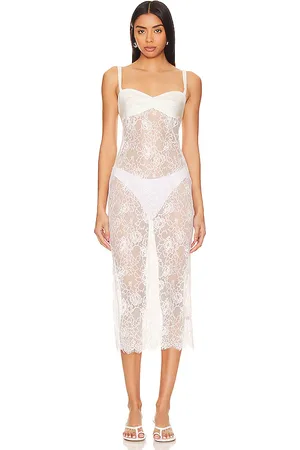 FLEUR DU MAL Lace Dress in . Size 4.