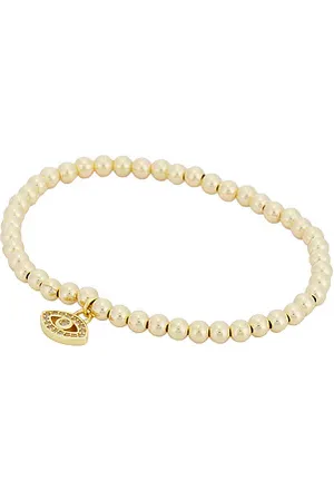 Alexa Leigh Gold Evil Eye Bracelet in .