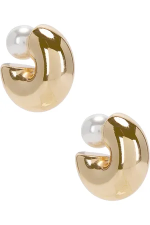8 Other Reasons Pearl Huggie Earring in .