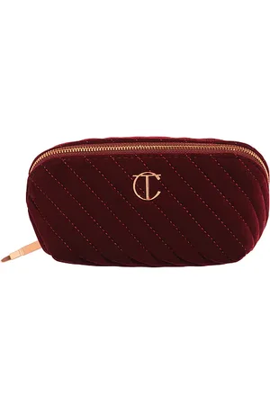 Charlotte Tilbury Velvet Bags Medium Organizer Bag in .