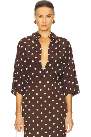 HEMANT AND NANDITA Oversized Polka Dot Shirt in . Size M.