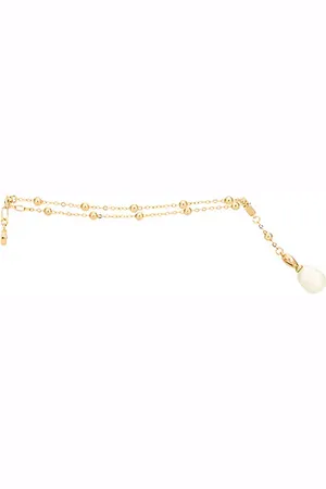 Ettika Elegant Dangle Chain Anklet in .