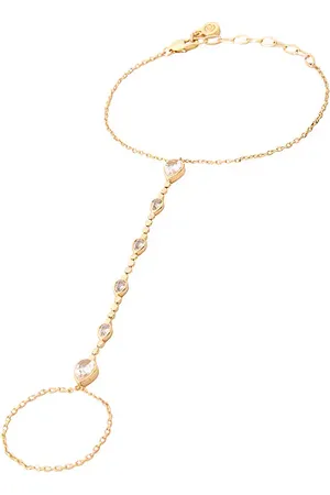 Ettika Liquid Metal Hand Chain in .