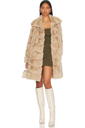 Adrienne Landau X REVOLVE Faux Fur Long Coat in . Size M.