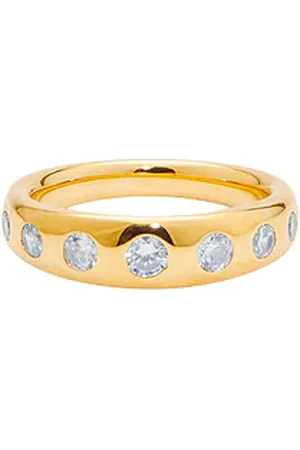 mega 7 Stone Pinky Ring in . Size 3.5, 4.