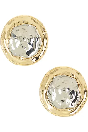 8 Other Reasons Stud Earrings in Metallic Gold,Metallic Silver.