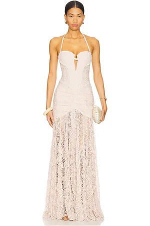 PATBO Seashell Lycra Gown in . Size S, XS.