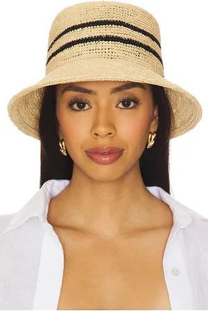Brixton Ellee Straw Bucket Hat in . Size XS/S.