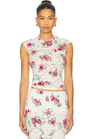 AFRM Nina Crochet Lace Top in . Size 2X, 3X, L, M, S, XL, XS, XXL, XXS.