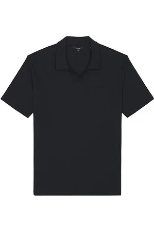 Vince Mesh Knit Johnny Collared Shirt in . Size M, S, XL/1X.
