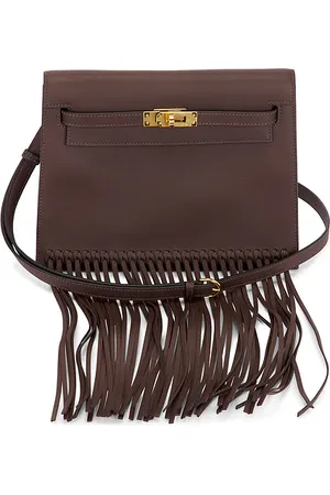 SIEDRES Hermes Swift Danse Fringe Kelly Shoulder Bag in .