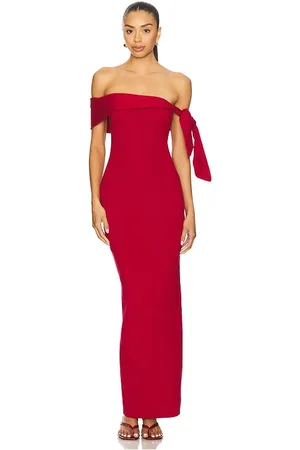 SNDYS X REVOLVE Jaymes Maxi Dress in Cranberry in . Size M, S, XL, XS, XXS.