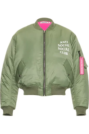ANTI SOCIAL SOCIAL CLUB Welcome To The Club MA-1 Jacket in . Size M, S, XL/1X, XS.