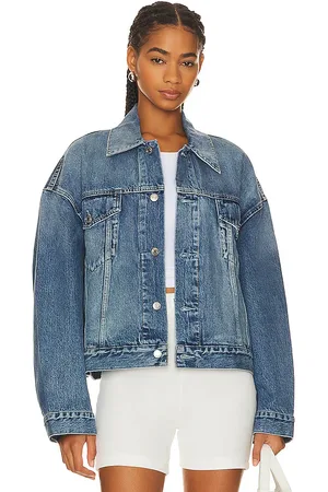 GRLFRND Christi Oversized Denim Jacket in . Size XXS.